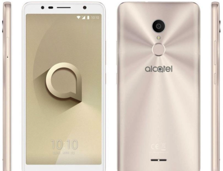 El Alcatel 3C se deja ver en imágenes de prensa: sensor de huellas y pantalla 18:9 por 100 euros