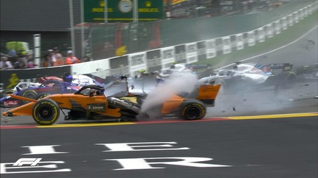 El halo nos da razones en el GP de Bélgica de Fórmula 1 para no volver a criticarlo