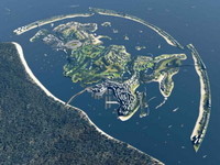 Rusia recreada por islas artificiales en el Mar Muerto
