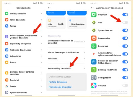 Xiaomi Velocidad Tip