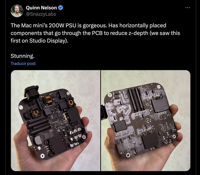 El interior de nuevos Mac mini M4 no esconde una sola sorpresa. Esconde ...