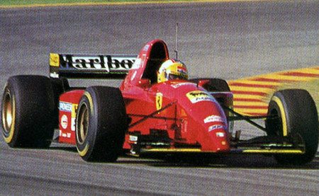 Luca Badoer Ferrari 412 T2 Fiorano Test 1995