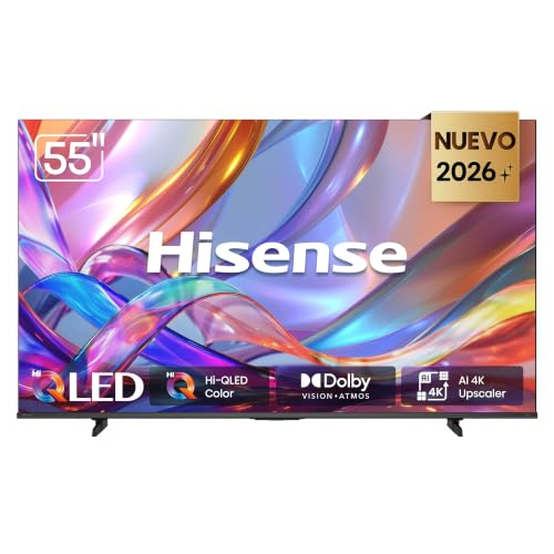 Hisense televisión QD6S Pantalla 55“ Pulgadas, Hi-QLED 4K Smart TV
