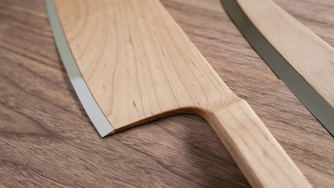 Preciosos cuchillos de diseño en madera