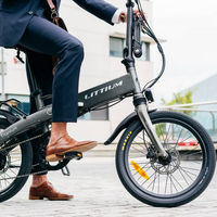 La nueva bicicleta eléctrica 'made in Spain' de Littium es plegable, pesa 20 kg y su batería dura 100 km, por 1.890 euros