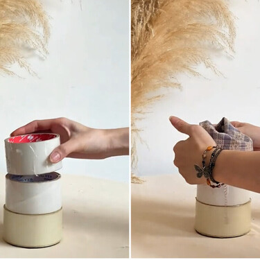 Nunca lo habrías imaginado: así puedes convertir unos rollos de cinta en un organizador para tu cocina