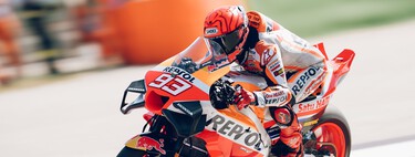 Una nueva Honda para convencer a Marc Márquez. Así está debutando la moto larga del '93' en el test de Misano