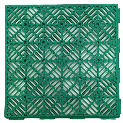 Loseta económica Verde (30 x 30 x 1,5 cm) - Baldosa para colocar en suelos de piscinas, terrazas y zonas húmedas