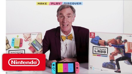 El legendario Bill 'the Science Guy' Nye se lo pasa de maravilla en el último tráiler de Nintendo Labo