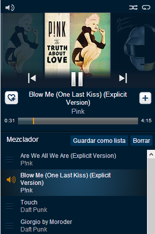 Reproductor de Napster