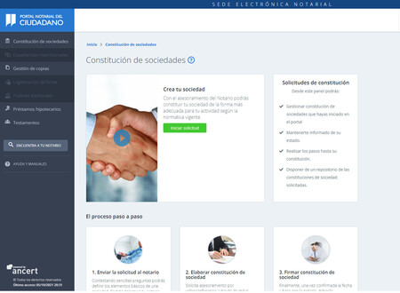 Al notario también se va desde Internet y se pueden agilizar mucho los trámites