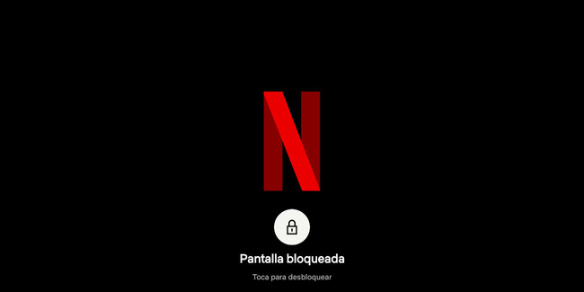 Netflix Pantalla bloqueada