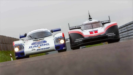 Porsche 919 Hybrid Evo y Porsche 956 C