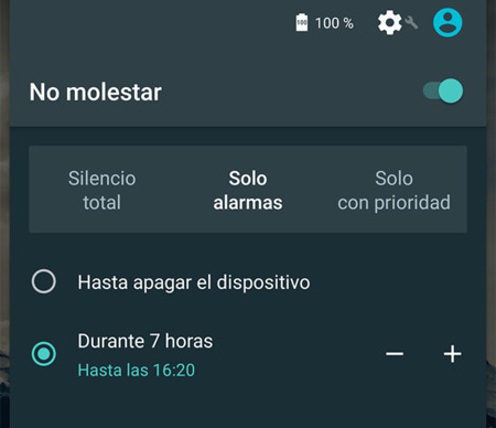 ¿Por qué la función "hasta la siguiente alarma" ha desaparecido en el modo 'No molestar'?