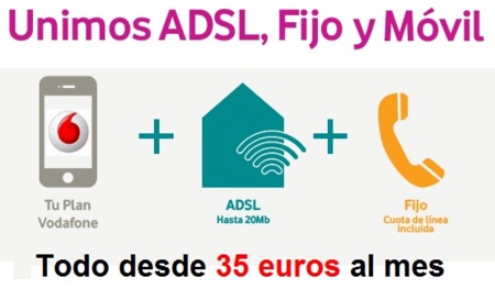 Vodafone rebaja el ADSL indirecto con REDvolución a 35 euros