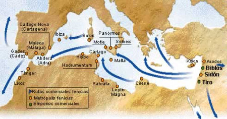 Rutas fenicias