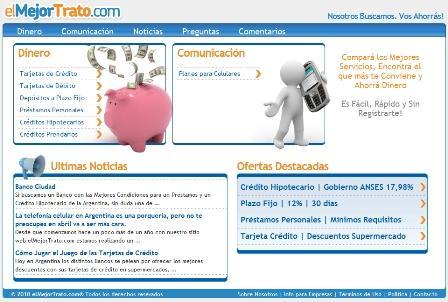 Comparando hipotecas en Argentina: elMejorTrato.com