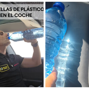 Las botellas de agua medio llenas en el coche son un peligro y no sólo por las bacterias que almacenan, según este experto 