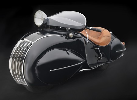 Herdenson KJ streamline Art Decó, la otra obra de arte sobre dos ruedas de 1935