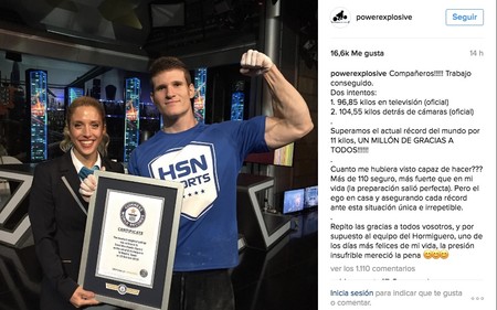 Así reventó David Marchante el Guinness: ¡Felicidades!