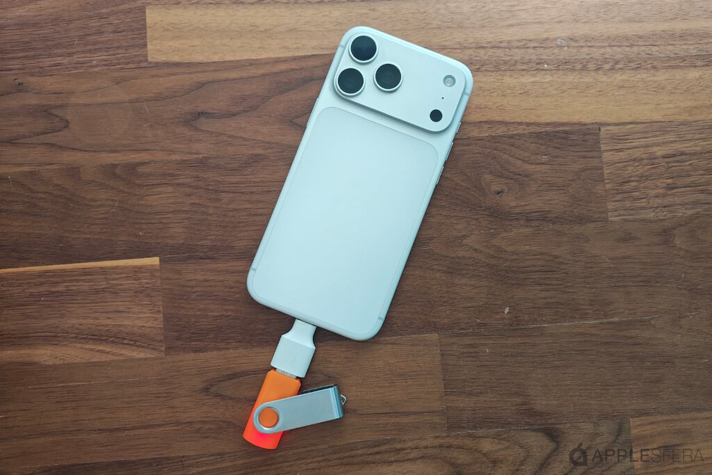 Cómo pasar fotos y archivos del iPhone a una memoria USB sin tener que usar el Mac 
