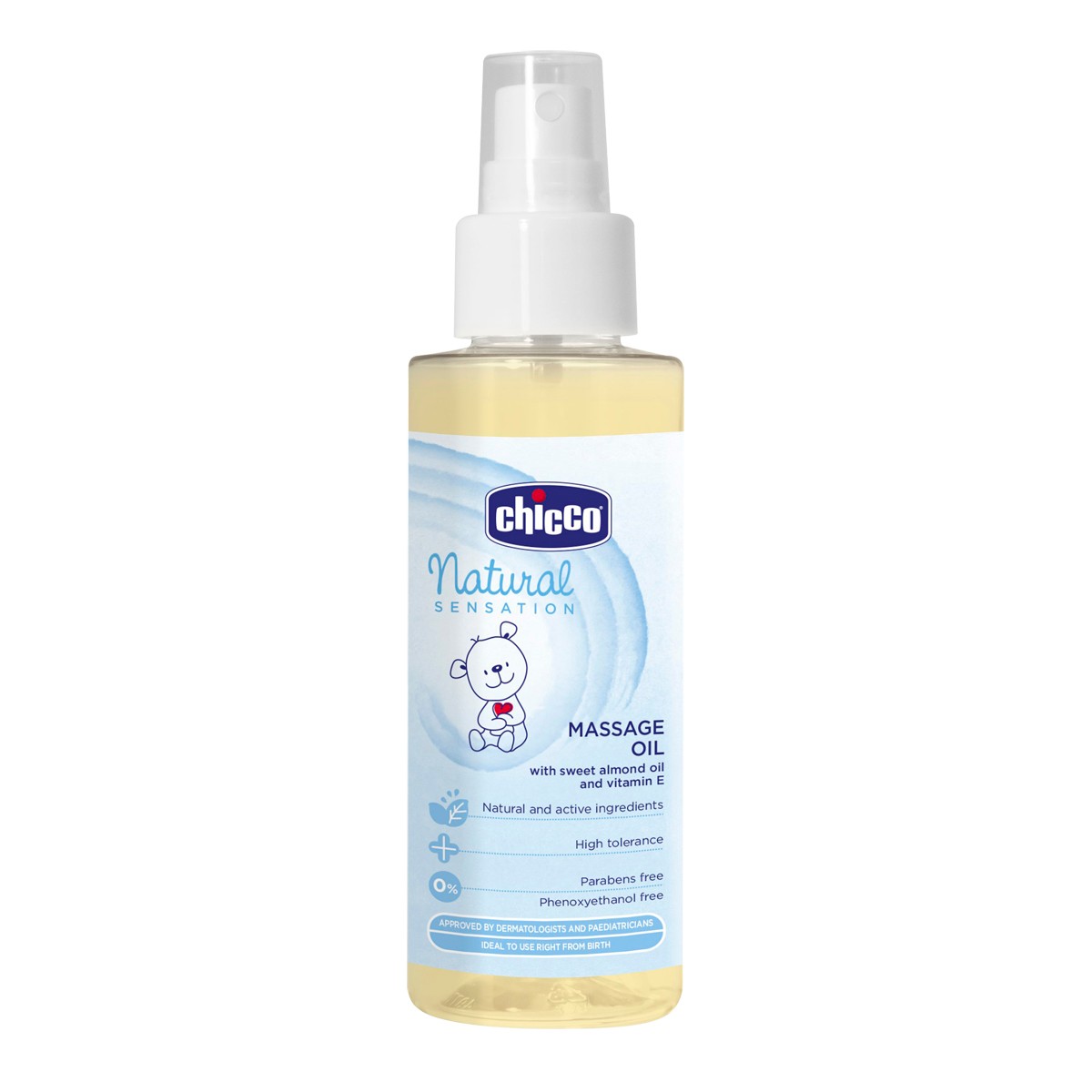 Aceite de Masaje Chicco Natural Sensation (100 ml.) blanco
