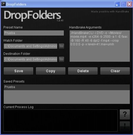 DropFolders te ayuda a convertir vídeos por lotes