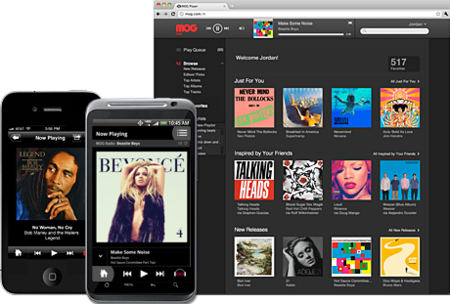 MOG, un servicio de streaming de música integrado en Facebook