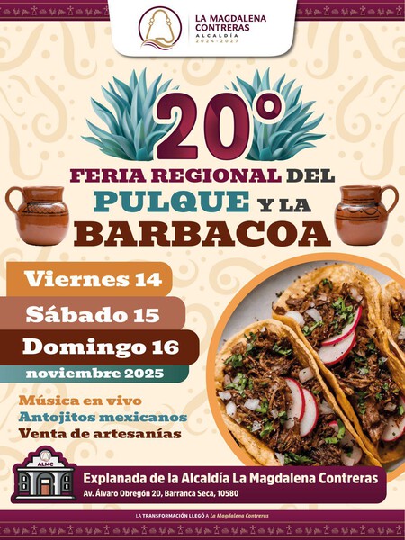 Prepárate para saborear un buen taco y consomé en la Feria Regional del Pulque y la Barbacoa 2025 en este lugar de CDMX