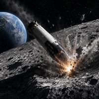 Um foguete abandonado da SpaceX vai atingir a lua e provocar um espetáculo visual raro que poderá ser acompanhado na Terra