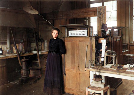 Marie Curie Colorised