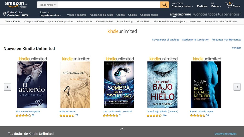 Kindle Unlimited qué es, cómo funciona y cómo ver el catálogo