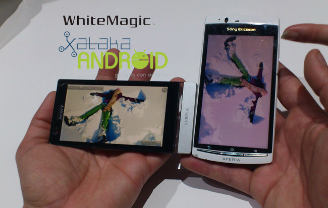 Xperia P White Magic