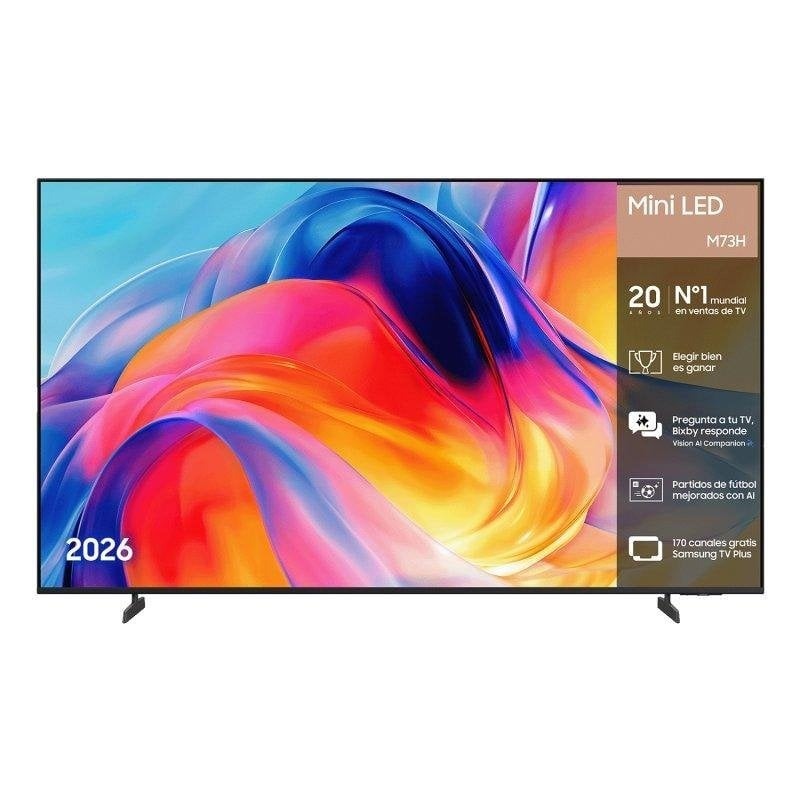 Smart TV MiniLED 65" (165,1 cm) Samsung TU65M73HAU, 4K UHD, OTS Lite, Q-Symphony, Audio Pre-selection Descriptor