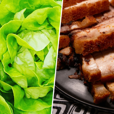 Hemos conseguido convertir una lechuga en una fábrica molecular. Acto seguido, la hemos puesto a fabricar carne de cerdo 
