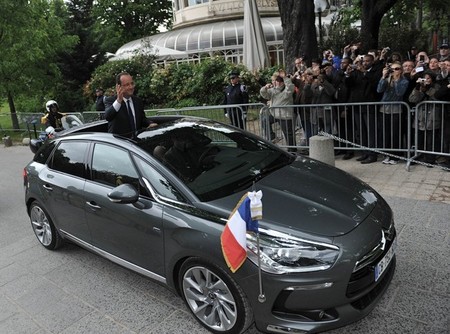 El Citroën DS5 HYbrid entró en el club de las berlinas presidenciales