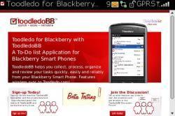 ToodledoBB, tareas en la nube desde tu Blackberry