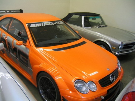 Mercedes CLK DTM AMG naranja