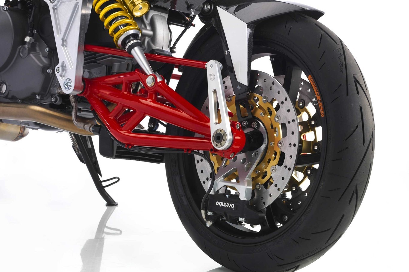 ¿Cómo funciona el sistema de dirección de la Bimota Tesi?