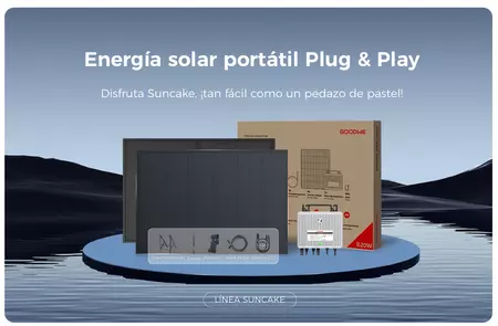 Kit de Paneles Solares 800W para Balcón, enchufable Plug & Play, 4 paneles tamaño y peso adaptado para balcón/ terraza.