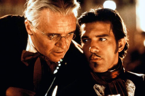 Antonio Banderas y Anthony Hopkins en la película del Zorro