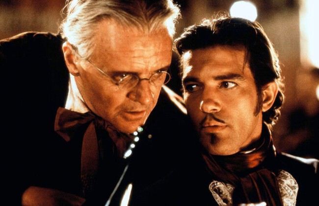 Antonio Banderas y Anthony Hopkins en la película del Zorro