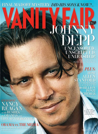 Johnny Depp para Vanity Fair