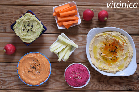 11 recetas de hummus diferentes y saludables que puedes degustar en el aperitivo