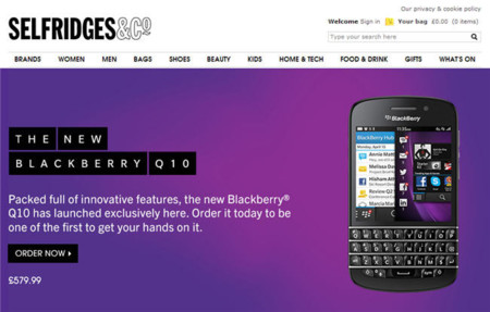 Éxito inicial de ventas del BlackBerry Q10, la gente quiere teclado físico