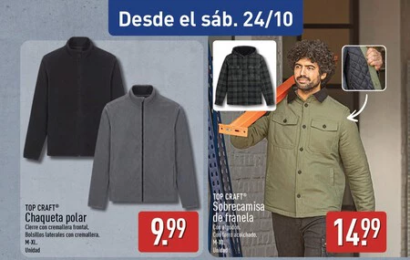 Chaqueta Polar Top Craft Folleto Aldi