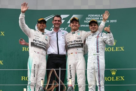 Rosberg gana el GP de Austria y se acerca a Hamilton en el campeonato de pilotos