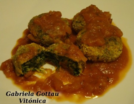 Albóndigas de espinaca. Receta saludable