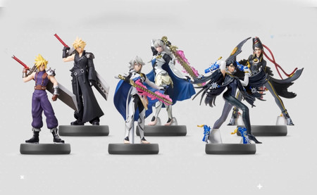 Los amiibo de Cloud, Bayonetta y Corrin llegarán el 21 de julio junto con unas muy tentadoras variantes