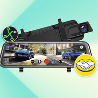 Espejo retrovisor inteligente: con 579 pesos tendrás una cámara para tener evidencia con el seguro